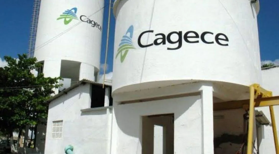 Fachada da Companhia de Água e Esgoto do Ceará, Cagece.