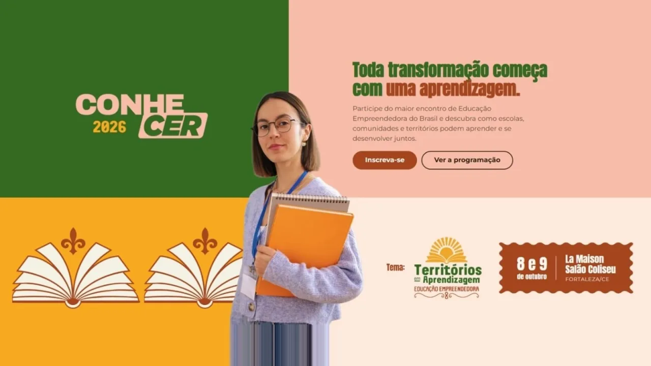 Palco do seminário ConheCER com equipamentos de transmissão.