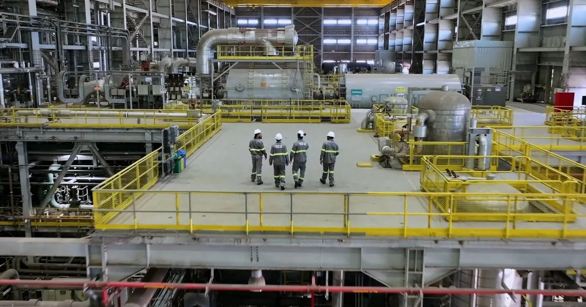 Estrutura da usina termelétrica de Pecém operada pela Diamante Energia.