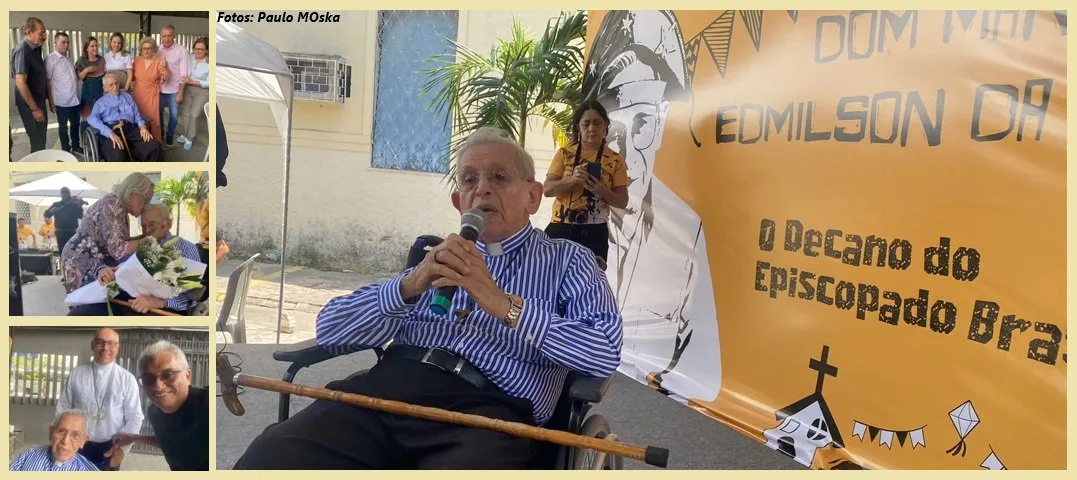 Dom Edmilson da Cruz durante celebração religiosa.