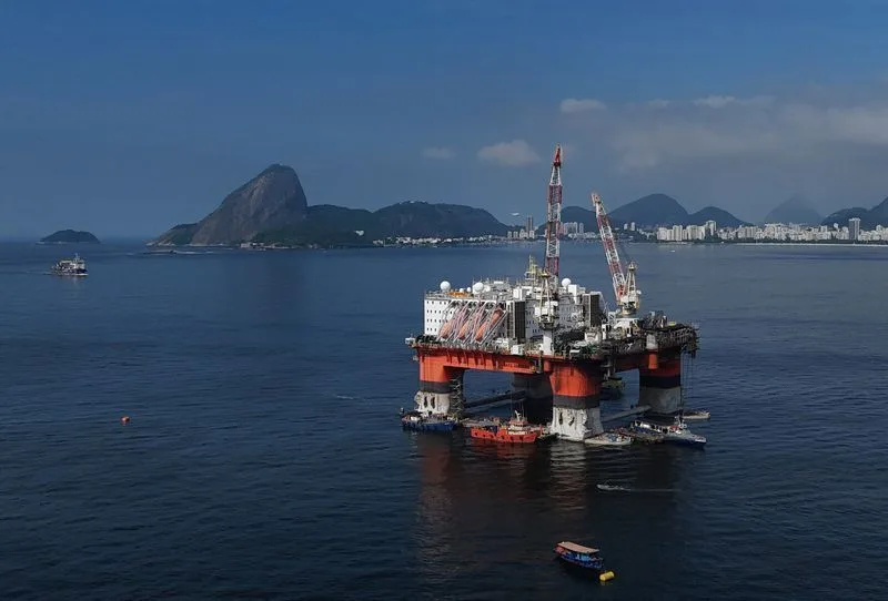 Auditório da ANP durante o leilão de blocos exploratórios.