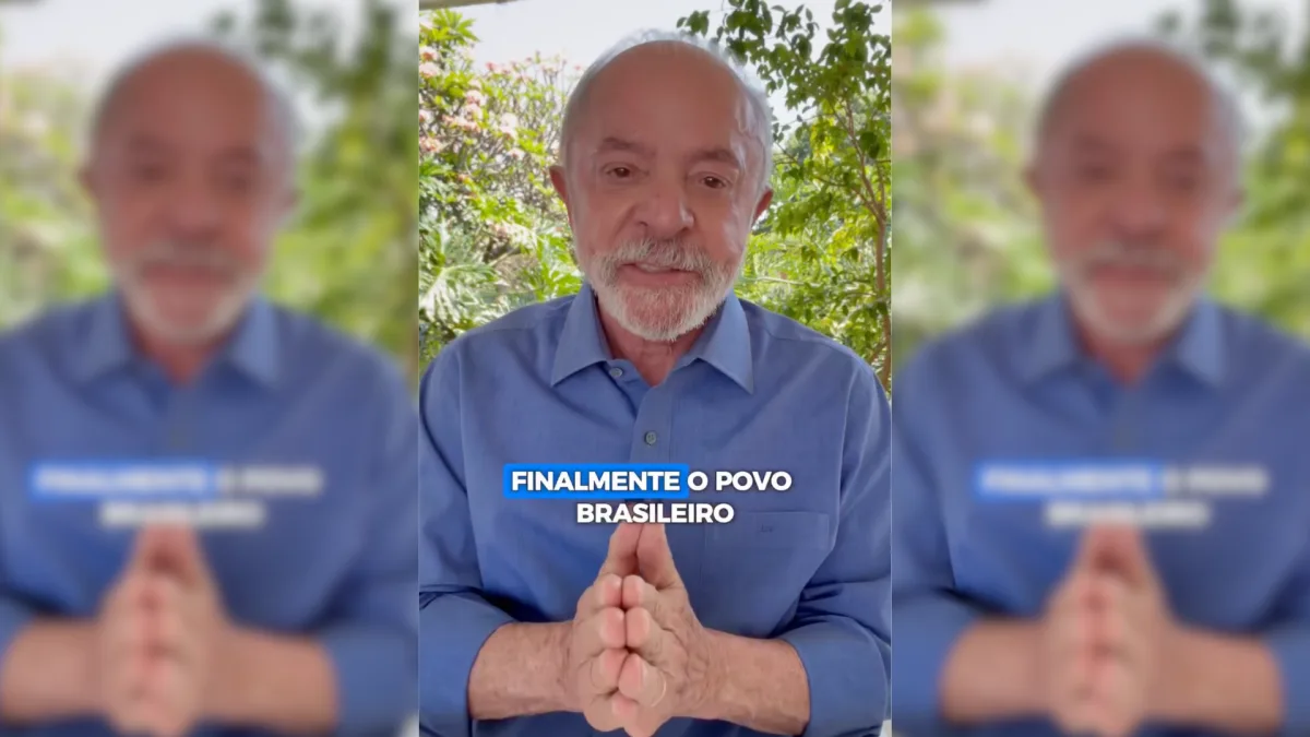 Presidente Luiz Inácio Lula da Silva discursando sobre o fim da escala 6 X 1.