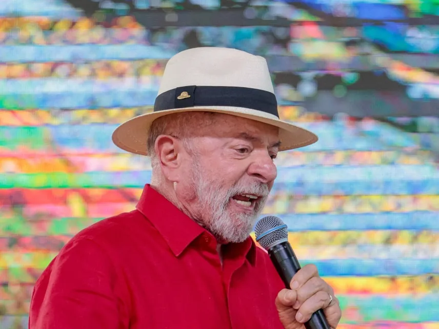 Presidente Luiz Inácio Lula da Silva em vídeo de campanha.