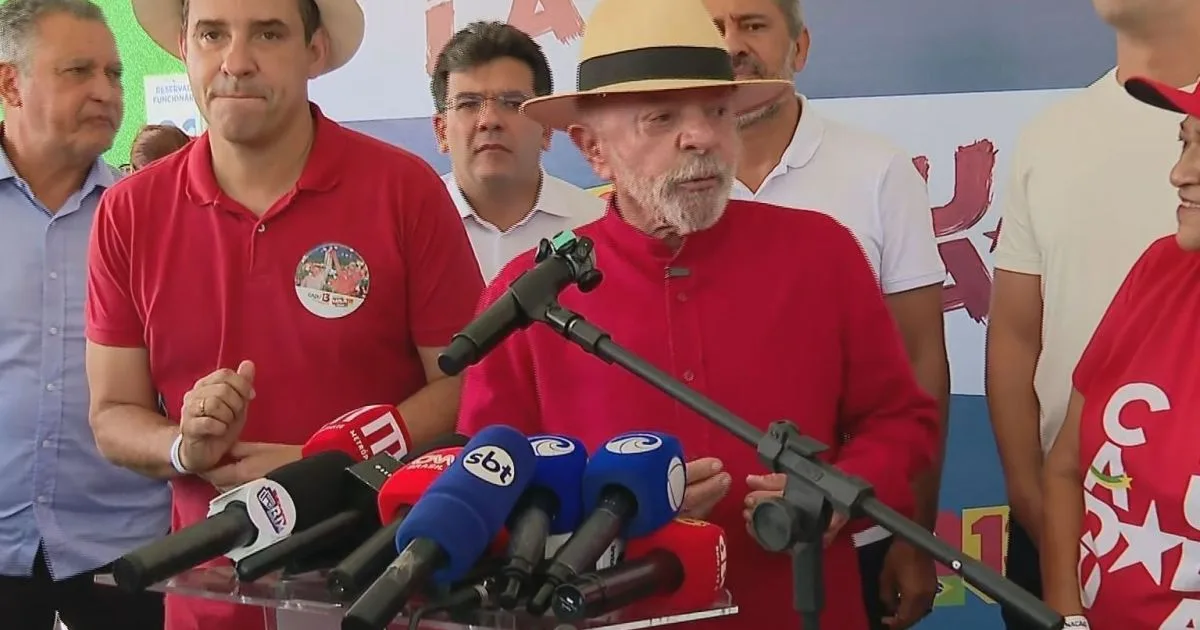 Presidente Luiz Inácio Lula da Silva em evento oficial.