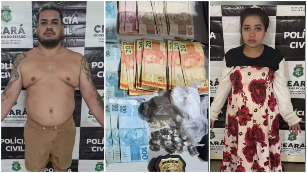Suspeitos de expulsar moradores em Caucaia são presos com drogas e mais de R$ 7 mil