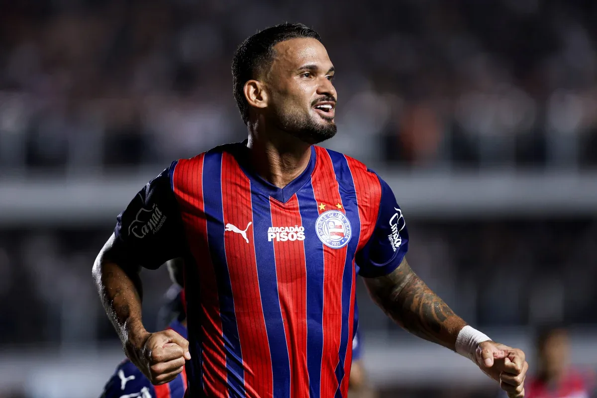 Foto do atacante William José, jogador do Bahia.