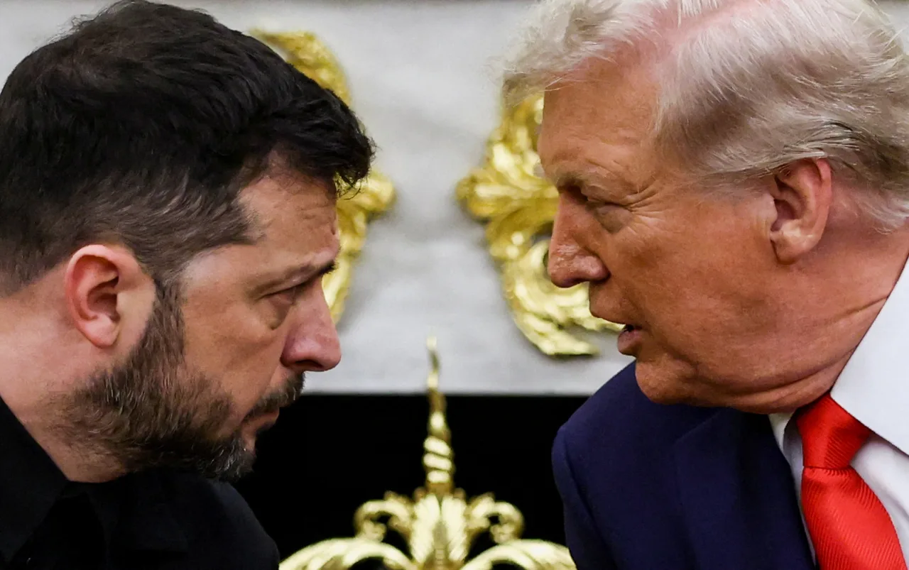 Presidente Zelensky e Donald Trump em reunião oficial na Casa Branca