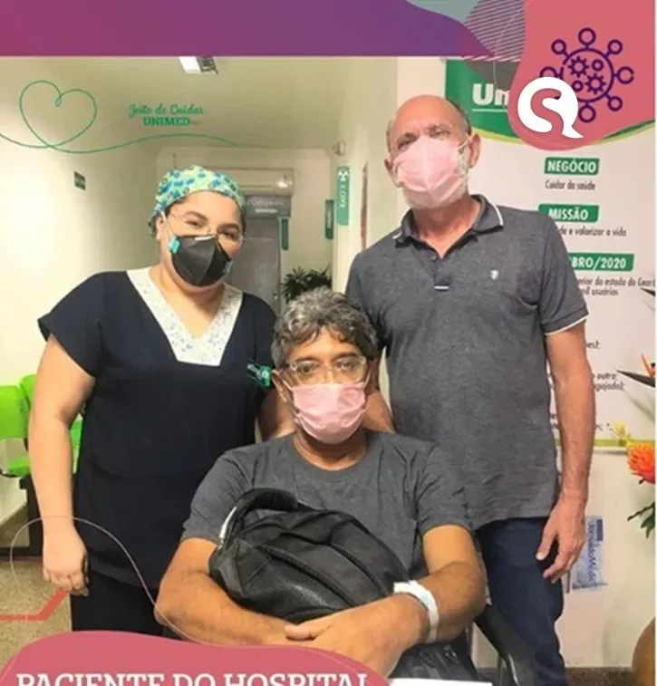 Coronavírus | Paciente que estava internado no Hospital Unimed de Sobral é curado