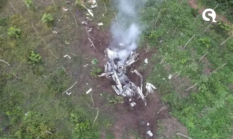 Bombeiros seguem nas buscas por corpos de vítimas de queda de avião em São Benedito