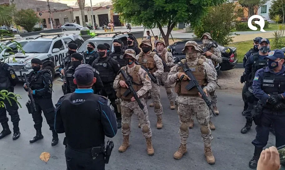 Cidade de Forquilha recebe reforço policial após onda de violência!