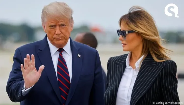 Trump e Melania anunciam que estão com coronavírus