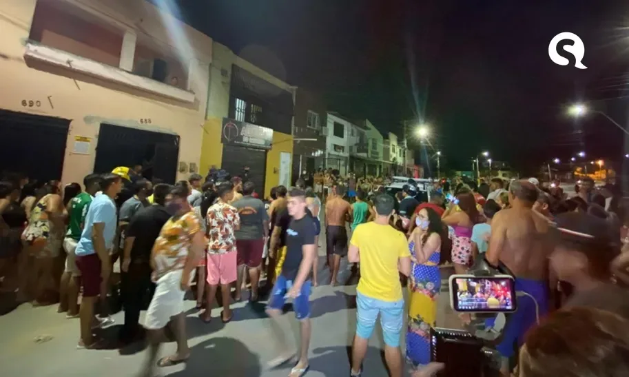 Um dia após confirmação da variante Delta, vídeos mostram festa e aglomeração em Itapipoca