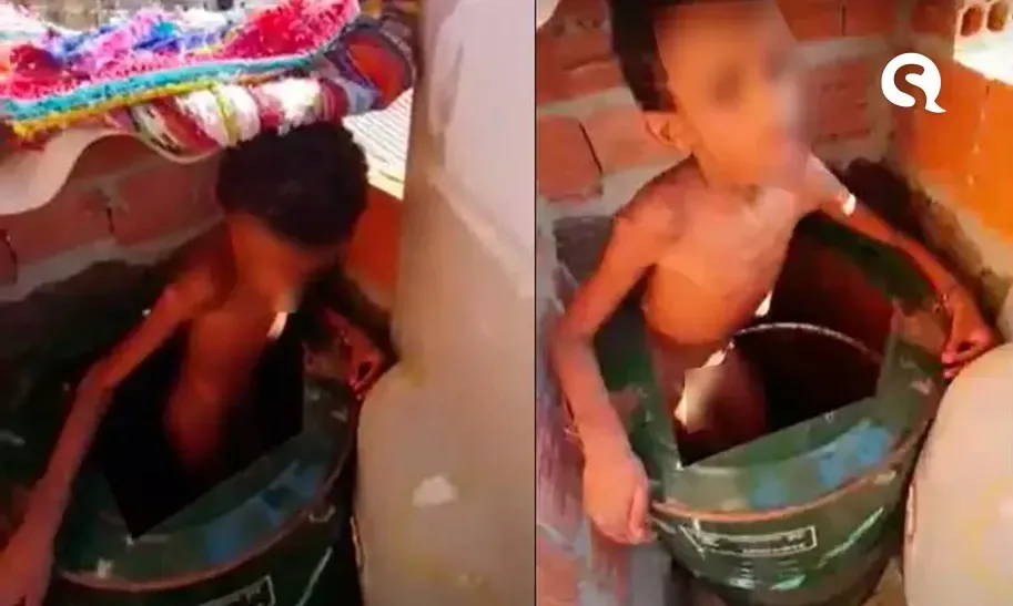 PM resgata criança de 11 anos mantida em cárcere privado dentro de barril