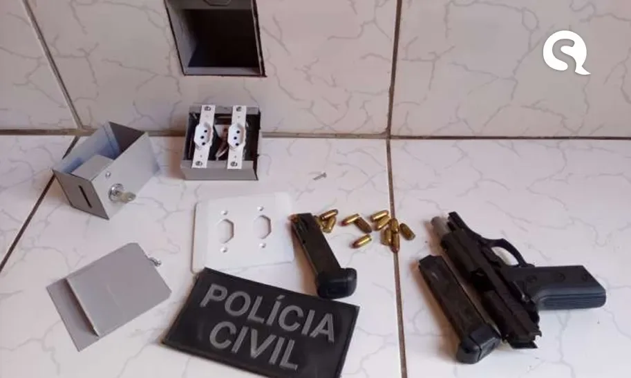 Homem investigado por homicídio é preso pela PCCE em posse de arma e munições em Mucambo