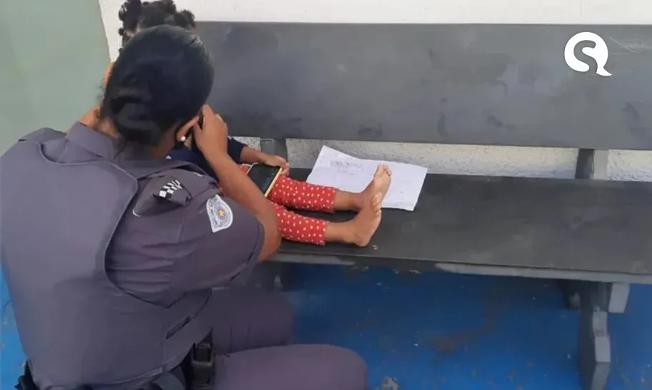 PM resgata criança amarrada em casa após denúncia anônima em SP