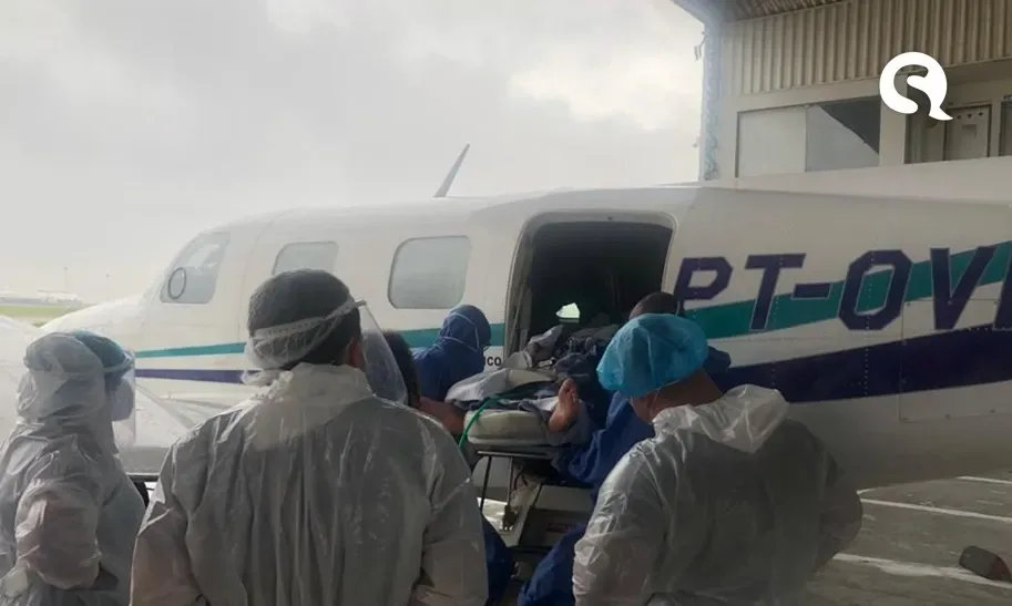 Coronel da PM é transferido de Fortaleza para a Paraíba por falta de leito de UTI de Covid-19