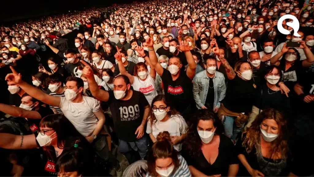 Como apenas 6 se infectaram com Covid-19 em show com 5 mil pessoas em Barcelona?
