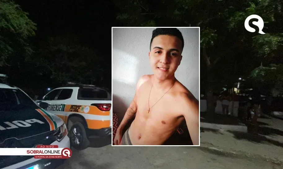 Jovem é assassinado na praça do bairro Pedrinhas em Sobral