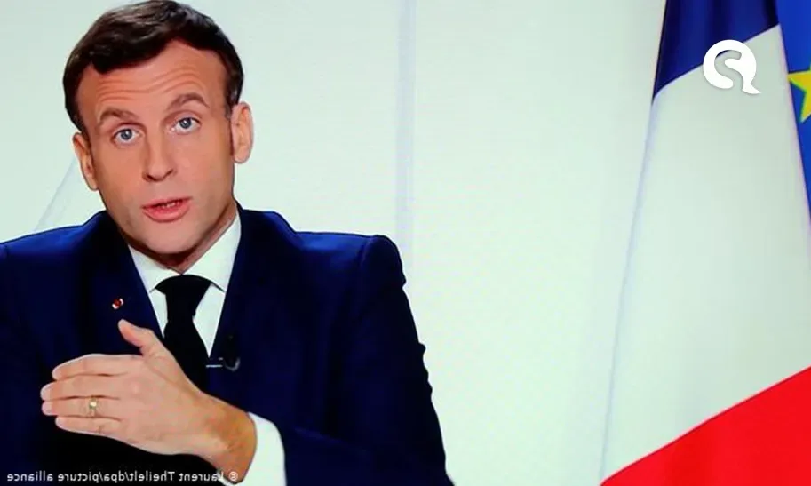 Macron leva tapa no rosto durante caminhada no sul da França