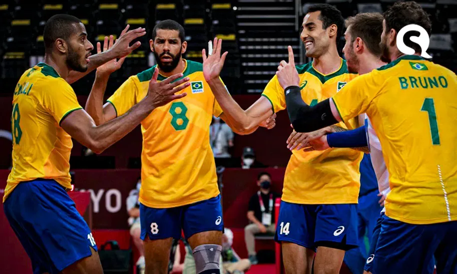 Vôlei: Em jogo emocionante, Brasil vira e vence a Argentina por 3 sets a 2
