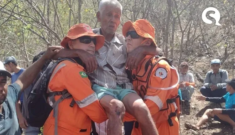 Idoso de 89 anos é encontrado por Corpo de Bombeiros em mata fechada de Canindé