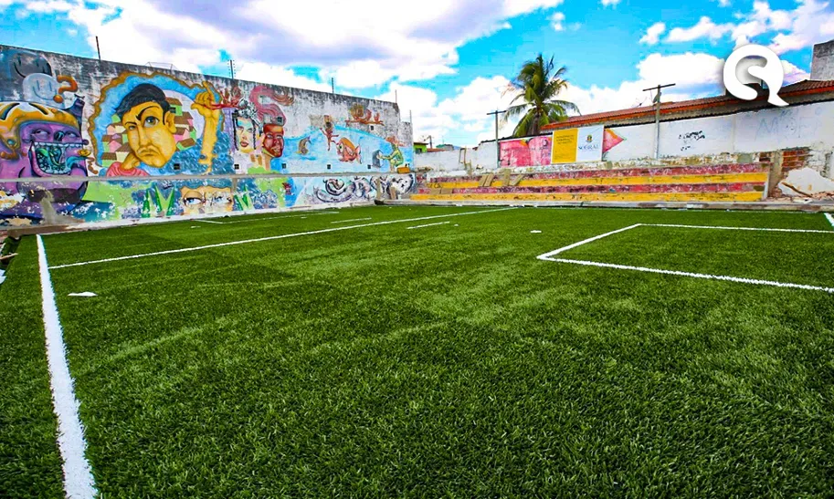 Prefeitura de Sobral inaugurou HOJE a primeira areninha do bairro Alto do Cristo