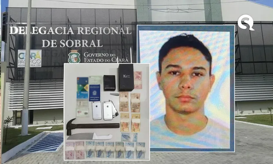Polícia Civil prende suspeito de roubar e fazer vítimas reféns em Sobral