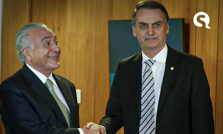 Temer telefona a Bolsonaro para explicar satirização do presidente em jantar em SP