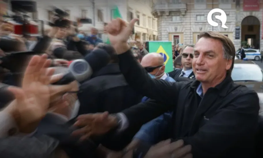 Aos gritos de ‘mito’, Jair Bolsonaro é ovacionado em Roma