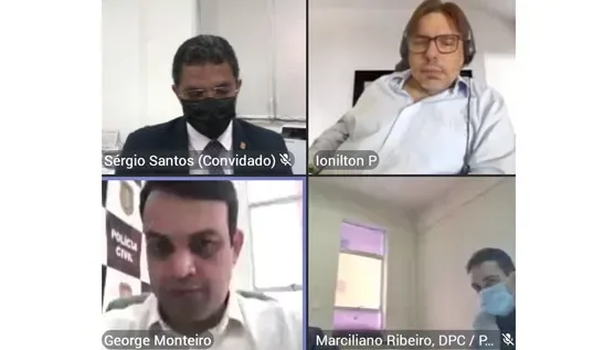 MPCE realiza audiência com delegado geral da Polícia Civil para discutir boletins de ocorrência não transformados em inquéritos