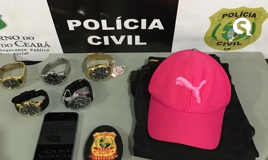 Polícia Civil recupera onze relógios furtados de loja no Centro de Sobral