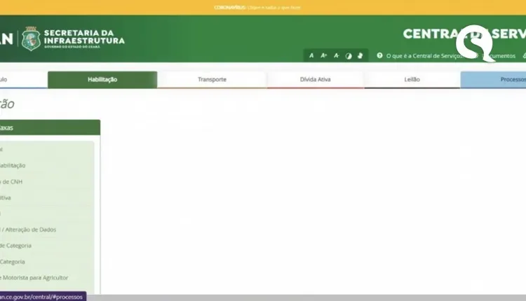 Portal de cadastro da CNH Popular continua apresentando problemas nesta segunda, 18