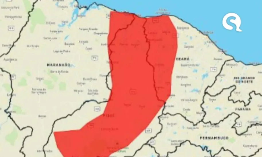 Urgente! Serra da Ibiapaba em alerta vermelho