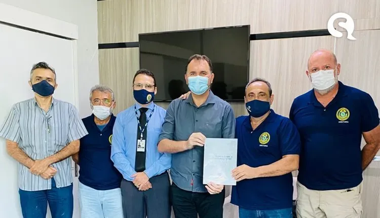 Deputado Federal Moses Rodrigues recebe diretoria da Federação Nacional dos Policiais Rodoviários Federais