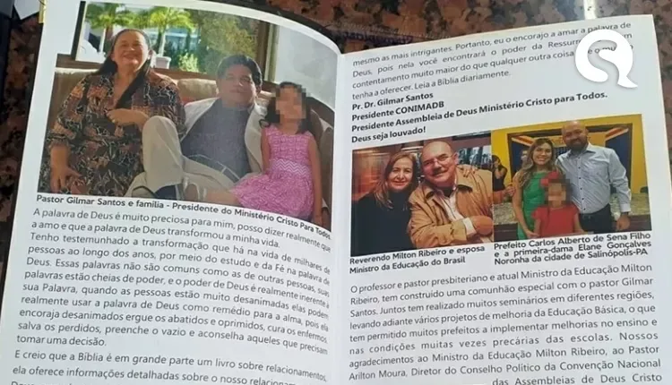 Bíblias com fotos de pastores foram distribuídas em evento do MEC