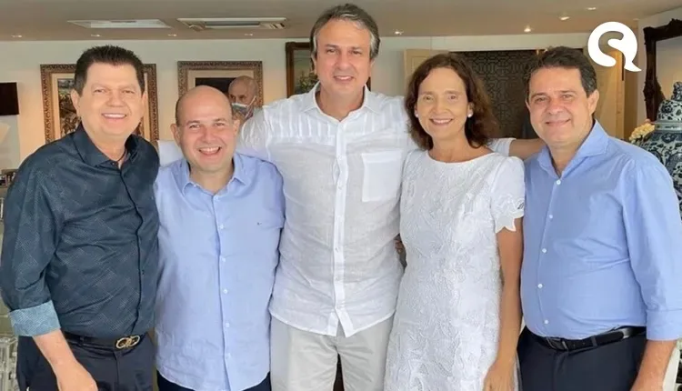 Camilo posta foto com os quatro pré-candidatos do PDT ao Abolição