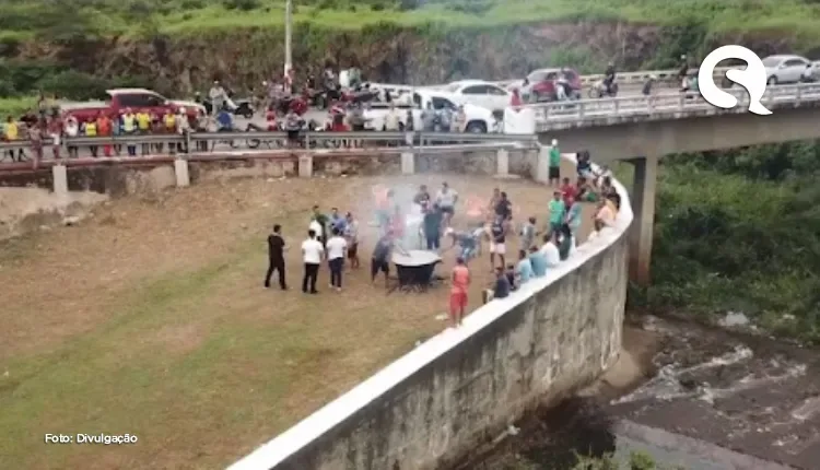 Com 200 kg de ‘panelada’ populares comemoram sangria do Açude de Jaibaras em Sobral