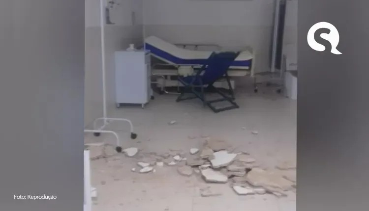Teto de hospital desaba e mata paciente idosa internada no Ceará
