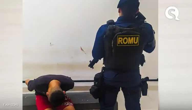 Guarda Civil Municipal de Sobral prende homem com mandado judicial em aberto