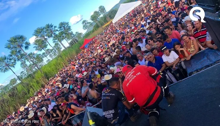 1º Grupamento de Bombeiro Civil Socorrista e Guarda-Vidas atuam na Cavalgada do Haras Ximenes, na Cidade do Graça-CE