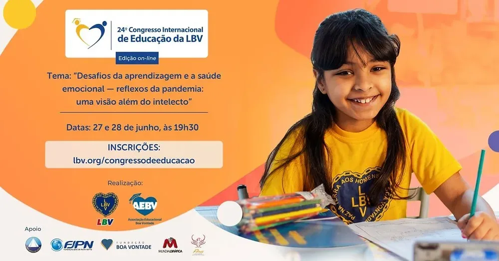 Inscrições abertas para o 24º Congresso Internacional de Educação da LBV
