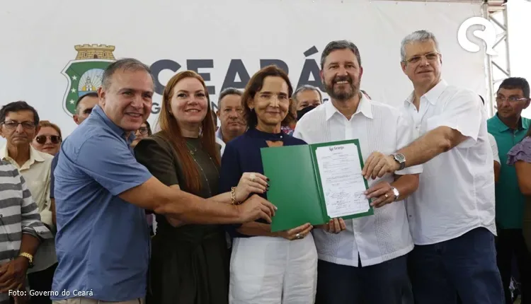 Em Granja, governadora Izolda Cela autoriza obra de pavimentação asfáltica e duas areninhas