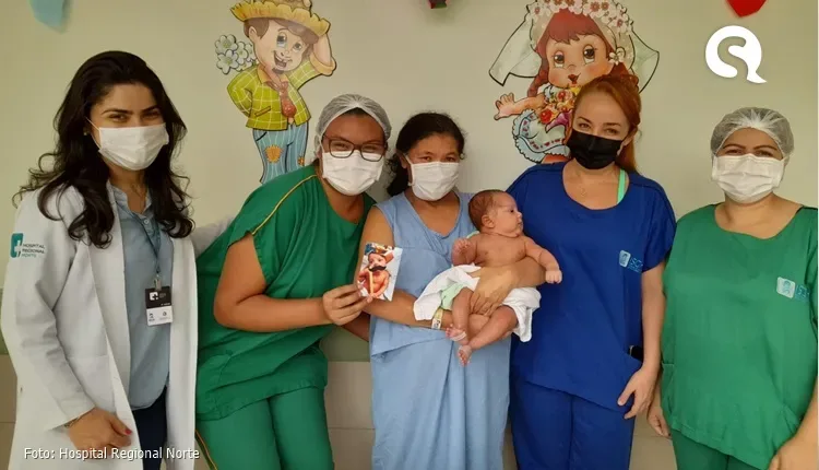 “Meu primeiro arraiá”: bebês da Neonatologia do HRN ganham sessão de fotos com adereços juninos