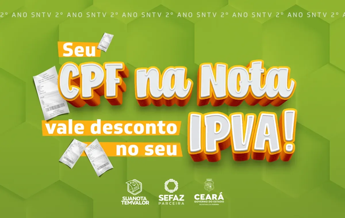 Participantes do Sua Nota têm até 30/11 para acumular pontos e obter desconto no IPVA 2023