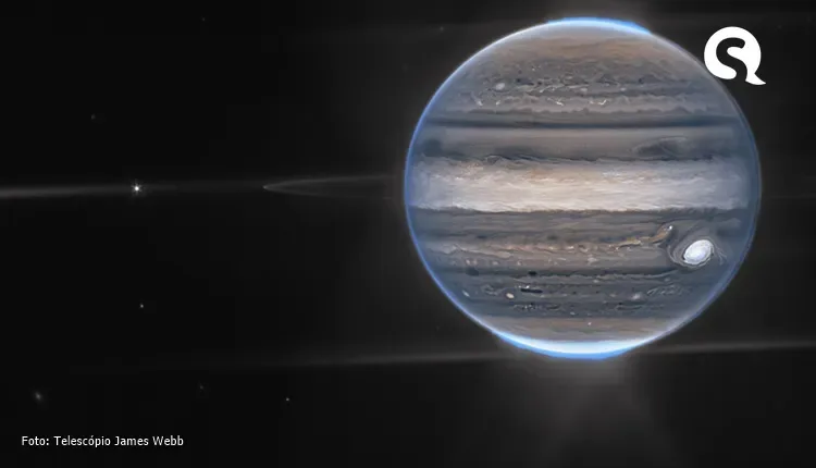 Imagens de telescópio revelam detalhes inéditos do planeta Júpiter
