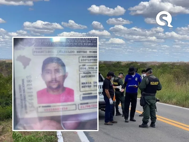 Motociclista morre após perder controle da direção de moto e veículo cair em ribanceira em Massapê