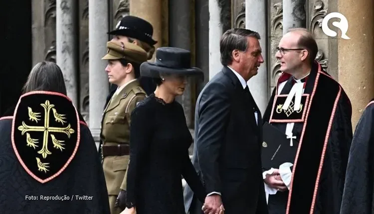 Presidente Bolsonaro participa do funeral da rainha Elizabeth II