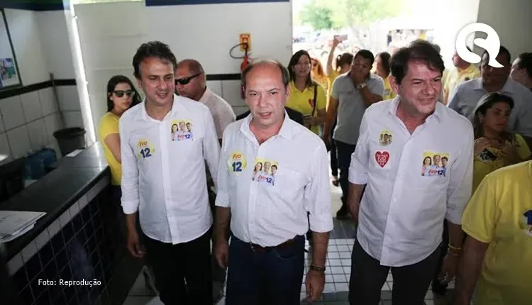Ao lado de Cid e Ivo, Camilo faz campanha em Sobral