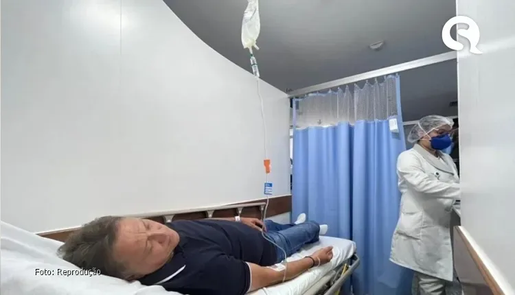Deputado bate a cabeça durante campanha e é hospitalizado no DF