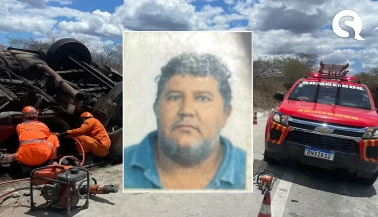 Caminhoneiro morre em acidente na BR 222 em Forquilha